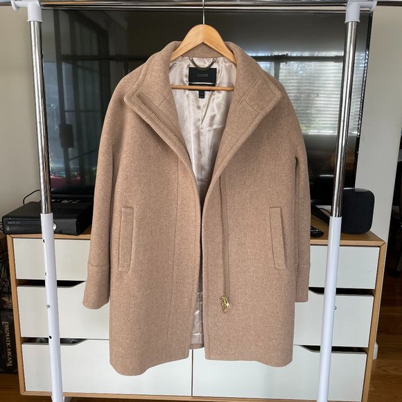 J. Crew Tan Wool Coat - Picture 5 of 8